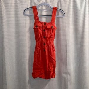 🎉 3 items for $20! Orange Urban Outfitters Romper Overalls
